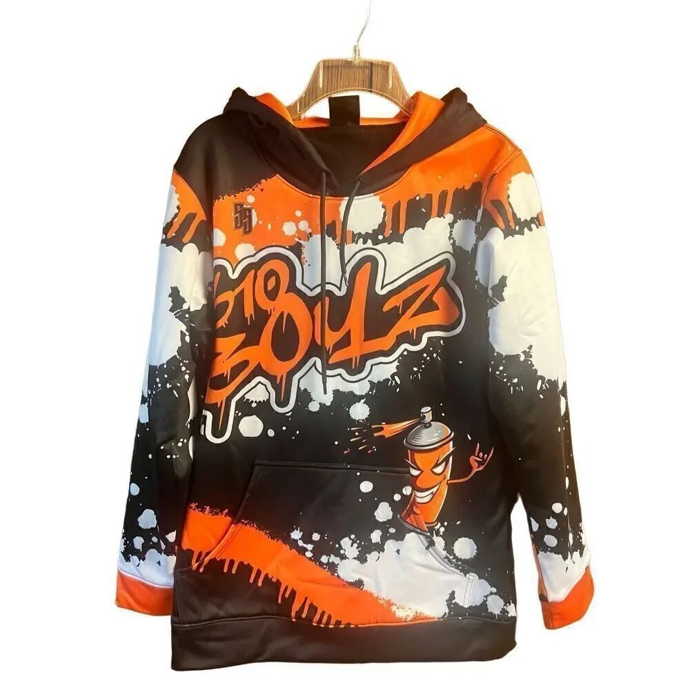 SCUDZ SPORTZ Men’s Graphic Hoodie Sz M
